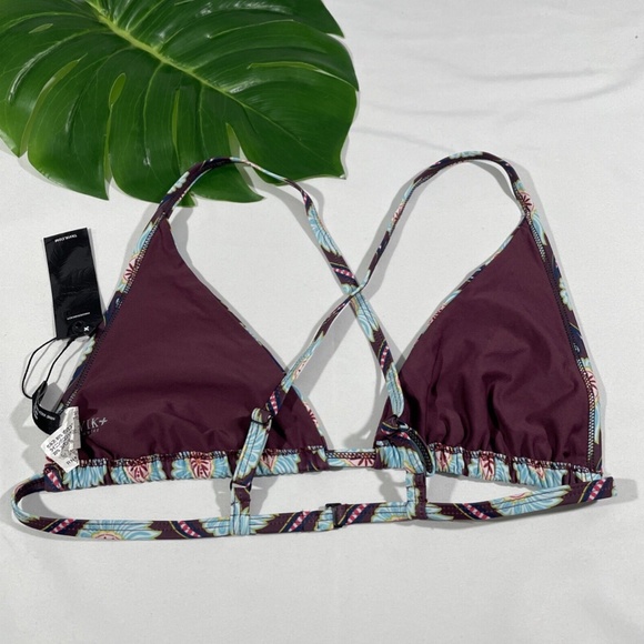 NEW Tavik [ Large ] Vivienne Bikini Top + Jayden Bottom in Monaco Merlot #T669‎ - Picture 8 of 15